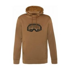 KLASYCZNA Bluza męska z kapturem i logo. Brązowe bluzy męskie Protest, l, bez wzorów, z kapturem. Za 349.99 zł.