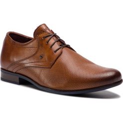 Półbuty LASOCKI FOR MEN - MB-MOSE-S16-04 Brown 1. Brązowe buty wizytowe męskie Lasocki For Men, bez wzorów, z materiału, bez obcasa, bez zapięcia. Za 199.99 zł.