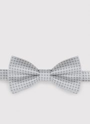 PAKO LORENTE – Mucha męska srebrna P22SF-MX-018-E-0. Szare krawaty i muchy Pako Lorente, bez wzorów, eleganckie. Za 29.99 zł.