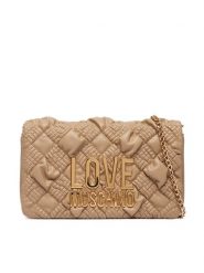 LOVE MOSCHINO Torebka JC4131PP1PL1010A Beżowy. Brązowe torebki do ręki damskie Love Moschino, bez wzorów, ze skóry, bez dodatków. Za 839.99 zł.