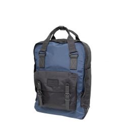 Plecak miejski Doughnut Macaroon Large Go Wild Series - black/navy. Niebieskie plecaki damskie Doughnut, bez wzorów, sportowe. Za 364.99 zł.
