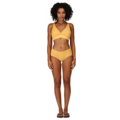 Damskie Teksturowane Figi Bikini Paloma. Żółte stroje kąpielowe damskie Regatta, bez wzorów, z elastanu. Za 31.99 zł.