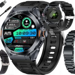 SMARTWATCH ZEGAREK MĘSKI ROZMOWY SMS MENU PL POLSKIE PULS SPORT SMART WATCH. Zegarki męskie AMT, bez wzorów. Za 302.57 zł.