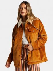 Billabong Kurtka przejściowa Cold Day EBJJK00112 Brązowy Regular Fit. Brązowe kurtki damskie Billabong, xl, bez wzorów, z bawełny, bez kaptura. Za 739.99 zł.