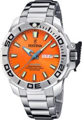 Zegarek Festina Zegarek męski Festina F20665-5 srebrny. Szare zegarki męskie Festina, bez wzorów, srebrne. Za 738.00 zł.