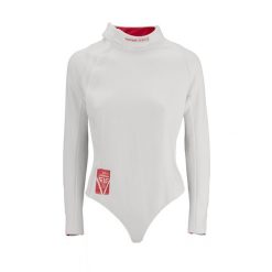 Bluza do szermierki dla leworęcznych 800N damska. Białe bluzy damskie FENC'IT, xs, bez wzorów, z materiału, sportowe, bez ramiączek, bez kaptura. Za 799.99 zł.