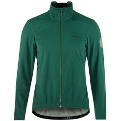 Kurtka z dresu Craft Core Bike Subz. Zielone kurtki sportowe męskie Craft, l, bez wzorów, z dresówki, z kapturem, na fitness i siłownię. Za 300.55 zł.