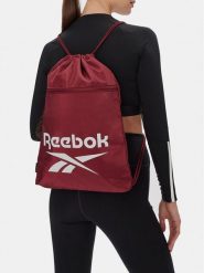 Reebok Worek RBK-B-044-CCC Bordowy. Czerwone torebki do ręki damskie Reebok, bez wzorów, z materiału, bez dodatków. Za 59.99 zł.