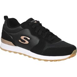 Skechers OG 85, damskie buty sportowe, Czarne. Czarne obuwie sportowe damskie Skechers, bez wzorów, z tkaniny, bez zapięcia, trekkingowe. Za 298.00 zł.