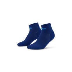 Męskie skarpety kompresyjne do biegania sportowe za kostkę Core Run CEP. Niebieskie skarpetki damskie CEP, bez wzorów, z elastanu. Za 79.00 zł.