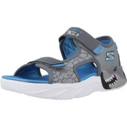 Sandały SKECHERS CREATURE-SPLASH Szary. Szare sandały męskie Skechers, na lato, bez wzorów, z syntetyku, bez zapięcia. Za 217.99 zł.