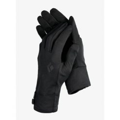 Rękawiczki Black Diamond Lightweight Screentap Liners. Czarne rękawiczki damskie Black Diamond, bez wzorów. Za 184.50 zł.