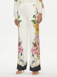 Marciano Guess Spodnie materiałowe 2YGB09 7099Z Écru Regular Fit. Spodnie materiałowe damskie Marciano Guess, z aplikacjami, z materiału. Za 549.99 zł.