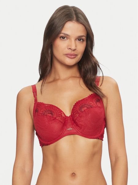 Chantelle Biustonosz z fiszbiną Mystic C11YMU Czerwony. Czerwone biustonosze Chantelle, bez wzorów, z syntetyku. Za 399.99 zł.