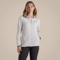 Damska bluza z kapturem full zip Craghoppers NosiLife Afia. Szare bluzy damskie Craghoppers, m, bez wzorów, sportowe, bez ramiączek, z kapturem. Za 406.80 zł.