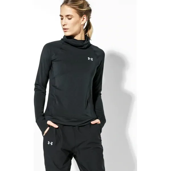 Under Armour Bluza Cg Reactor Run Funnel , czarny, rozmiar XS. Czarne bluzy damskie Under Armour, s, bez wzorów, z materiału, bez ramiączek, bez kaptura. W wyprzedaży za 149.99 zł.