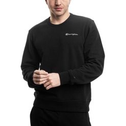 Bluza Męska Champion Treningowa Dresowa Sportowa Sweter bez Kaptura roz. XL. Czarne swetry męskie Champion, l, bez wzorów, z bawełny, sportowe, bez kołnierzyka, bez ramiączek. Za 310.49 zł.