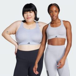 Biustonosz TLRD Impact Training High Support. Czarne bielizna sportowa damska Adidas, l, bez wzorów, z materiału, climacool (adidas). Za 259.00 zł.