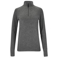 Damska bluzka z długim rękawem Whistler Athene. Szare bielizna sportowa damska Whistler, bez wzorów. Za 239.00 zł.