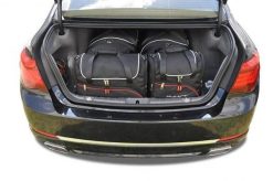 Torby Do Bagażnika Bmw 7 2008-2015 4Szt Kjust. Czarne torby podróżne damskie KJUST, bez wzorów, z kauczuku. Za 1,230.00 zł.