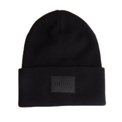 Czapka zimowa Hugo Boss Xevon Beanie Czarna - 50551508-001. Czarne czapki damskie Boss, na zimę, bez wzorów, sportowe. Za 240.35 zł.