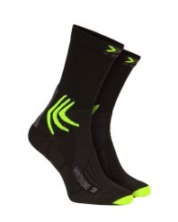 Skarpety rowerowe zimowe X-Socks WINTER BIKE 4.0. Czarne skarpety męskie X-Socks, bez wzorów, z materiału. Za 70.00 zł.