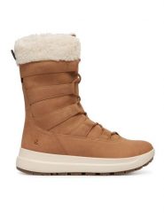 ECCO Śniegowce Solice 42021302291 Brązowy. Brązowe śniegowce damskie ecco, z nubiku, bez zapięcia. Za 949.99 zł.