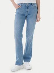 Guess Jeansy W6RA15 D6882 Niebieski Regular Fit. Niebieskie jeansy damskie Guess, z aplikacjami, z jeansu. Za 439.99 zł.