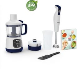 Tefal Yummy Gourmet HB55W4 0,8 l Blender z funkcją gotowania 600 W Biały. Białe blendery Tefal. Za 454.33 zł.
