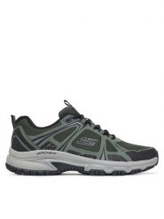 Skechers Trekkingi Arch Fit Hillcrest 237860/GRN Zielony ciemny. Zielone buty zimowe męskie Skechers, bez wzorów, z materiału, bez obcasa, bez zapięcia. Za 379.99 zł.