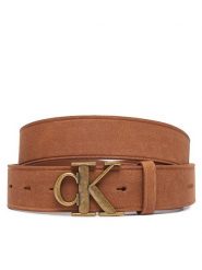 Calvin Klein Pasek Ck Buckle Suede 35Mm Fixed LV04D7126G Brązowy. Brązowe paski męskie Calvin Klein, ze skóry. Za 289.99 zł.