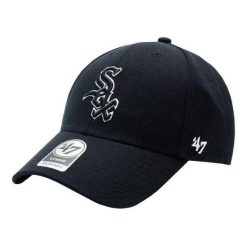 Czapka Z Daszkiem MLB Chicago White Sox. Czarne czapki damskie 47 Brand, bez wzorów. Za 159.99 zł.
