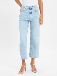Calvin Klein Jeans Dżinsy o dopasowanym kroju Kobiety Bawełna niebieski, 30-30. Niebieskie jeansy damskie Calvin Klein Jeans, bez wzorów, z bawełny, eleganckie. Za 429.95 zł.