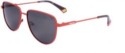 Polaroid Okulary POLAROID PLD6196SX0Z3. Okulary przeciwsłoneczne, Kolor pomarańczowy. Unisex. NoSize. Brązowe okulary przeciwsłoneczne damskie POLAROID. Za 178.60 zł.