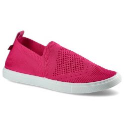 Różowe Tenisówki Damskie Big Star Sportowe Buty. Czerwone obuwie sportowe damskie BIG STAR, na lato, bez wzorów, bez zapięcia, tenisowe. Za 109.00 zł.