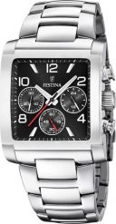 Zegarek Festina Zegarek męski Festina F20652-3 srebrny. Szare zegarki męskie Festina, bez wzorów, srebrne. Za 594.00 zł.