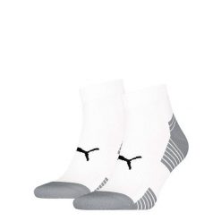 Skarpety PUMA Sport Cushioned Quarter 2 pary. Białe skarpetki damskie Puma, bez wzorów. Za 62.99 zł.