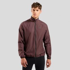 Kurtka męska do biegania Odlo Jacket ESSENTIAL LIGHT. Brązowe kurtki męskie ODLO, l, bez wzorów, z materiału, z kapturem, do biegania. Za 339.99 zł.