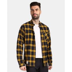 Męska koszula flanelowa Kilpi FLANNY-M. Zielone koszule męskie Kilpi, m, bez wzorów, bez kołnierzyka, bez ramiączek. Za 207.23 zł.