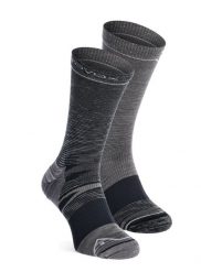 Skarpety merino Ortovox Alpine Mid Socks. Szare skarpety męskie ORTOVOX, bez wzorów, z materiału. Za 129.69 zł.