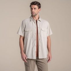 Koszula Craghoppers Kiwi II. Białe koszule męskie Craghoppers, m, bez wzorów, casualowe, bez kołnierzyka, bez ramiączek. Za 210.05 zł.