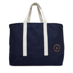 Torebka Tommy Hilfiger. Niebieskie shopperki damskie Tommy Hilfiger, bez wzorów, bez dodatków. Za 429.99 zł.