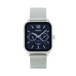 Zegarek Casio. Szare zegarki męskie Casio, bez wzorów, srebrne. Za 489.99 zł.
