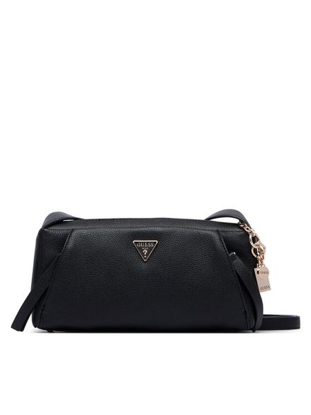 Guess Torebka Devon Mini HWBG97 45720 Czarny. Czarne listonoszki damskie Guess, z aplikacjami, ze skóry, bez dodatków. Za 485.99 zł.