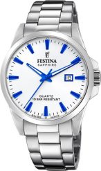 Zegarek Festina Zegarek męski Festina F20024-5 srebrny. Szare zegarki męskie Festina, bez wzorów, srebrne. Za 687.00 zł.