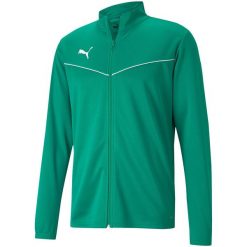 Bluza męska Puma teamRISE Training Poly Jacket zielona. Zielone bluzy męskie Puma, m, bez wzorów, sportowe, bez ramiączek, bez kaptura. Za 149.00 zł.