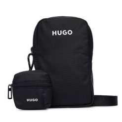 Saszetka HUGO. Czarne saszetki i nerki męskie Hugo, małe. Za 349.99 zł.