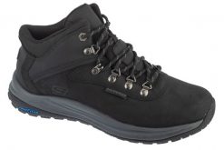 Buty trekkingowe męskie, Slip-Ins: Meroe - Pikeman. Czarne trekkingi męskie Skechers, z materiału, bez zapięcia. Za 529.99 zł.