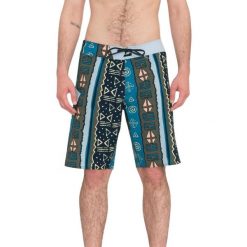 Spodenki kąpielowe męskie Volcom Lido Print. Czarne kąpielówki męskie Volcom, m, bez wzorów, z elastanu. W wyprzedaży za 285.25 zł.
