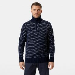 Sweter 1/4 zip Helly Hansen Arctic Icelander. Niebieskie swetry męskie Helly Hansen, l, bez wzorów, sportowe, bez kołnierzyka, bez ramiączek. W wyprzedaży za 716.00 zł.